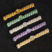 汉服装 旗袍盘扣国风玉珠麻花辫扣子中式 手工纽扣复古唐装 饰扣配件