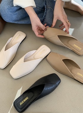 Slippers for women in summer, semi slippers for women, fash