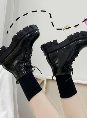 Autumn and Winter Martin Boots Female Student Short Boots F