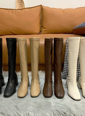 Non boots women's autumn winter fashion high-heeled boots