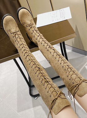 plus size 43 women long boots flat boots size 43平跟过膝靴女