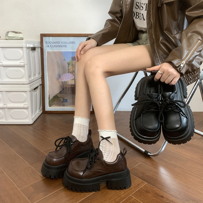 Little leather shoes, women's shoes with skirts, Mary Jane