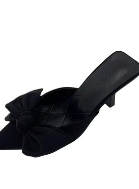 Large size high-heeled slippers for women, summer fashion,