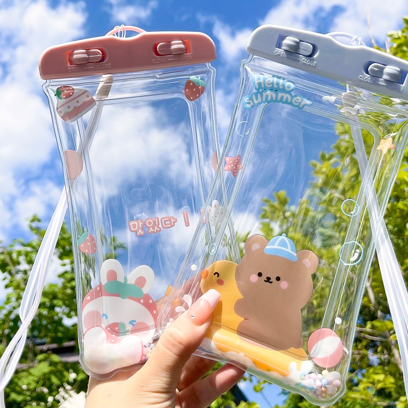 游泳装备手机防水袋漂浮新款