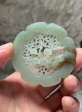 来料加工定制和田玉籽料梅兰竹菊套装之君子梅