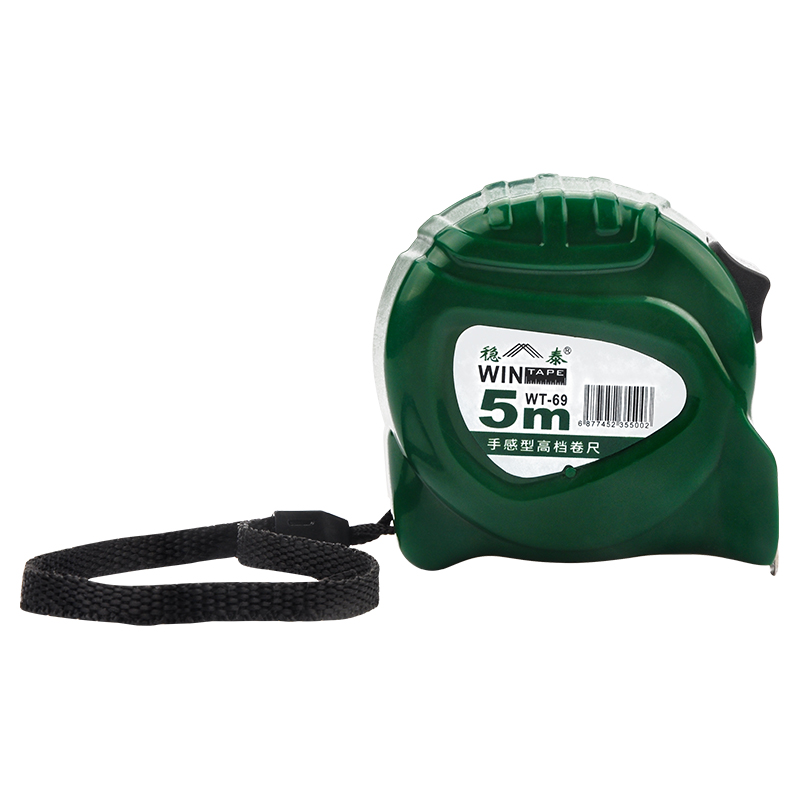 加厚钢卷尺 5米家用米尺防水不锈钢加硬尺子盒尺圈 工程测量 稳泰