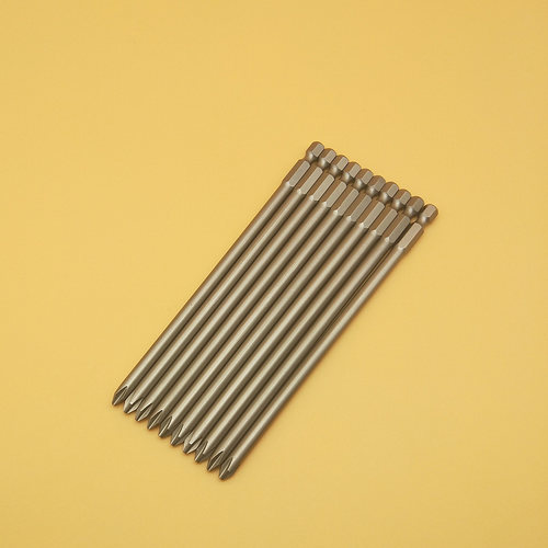 风批头十字劈头电批p头加硬气动单头十字批头强磁性小头细端