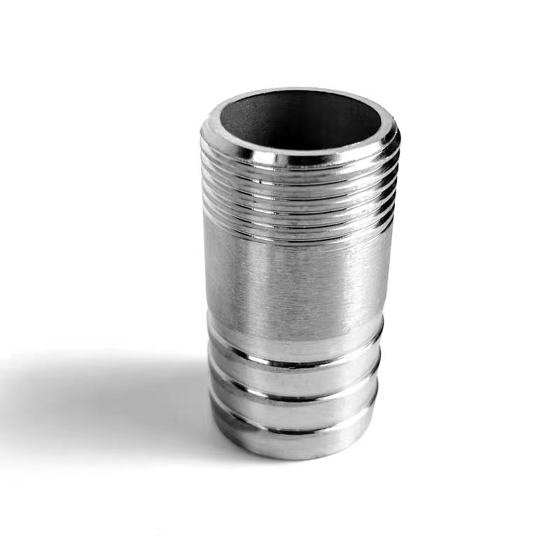 佛山现货厂家304/316/201不锈钢皮管接头丝扣宝塔头自来水管外丝