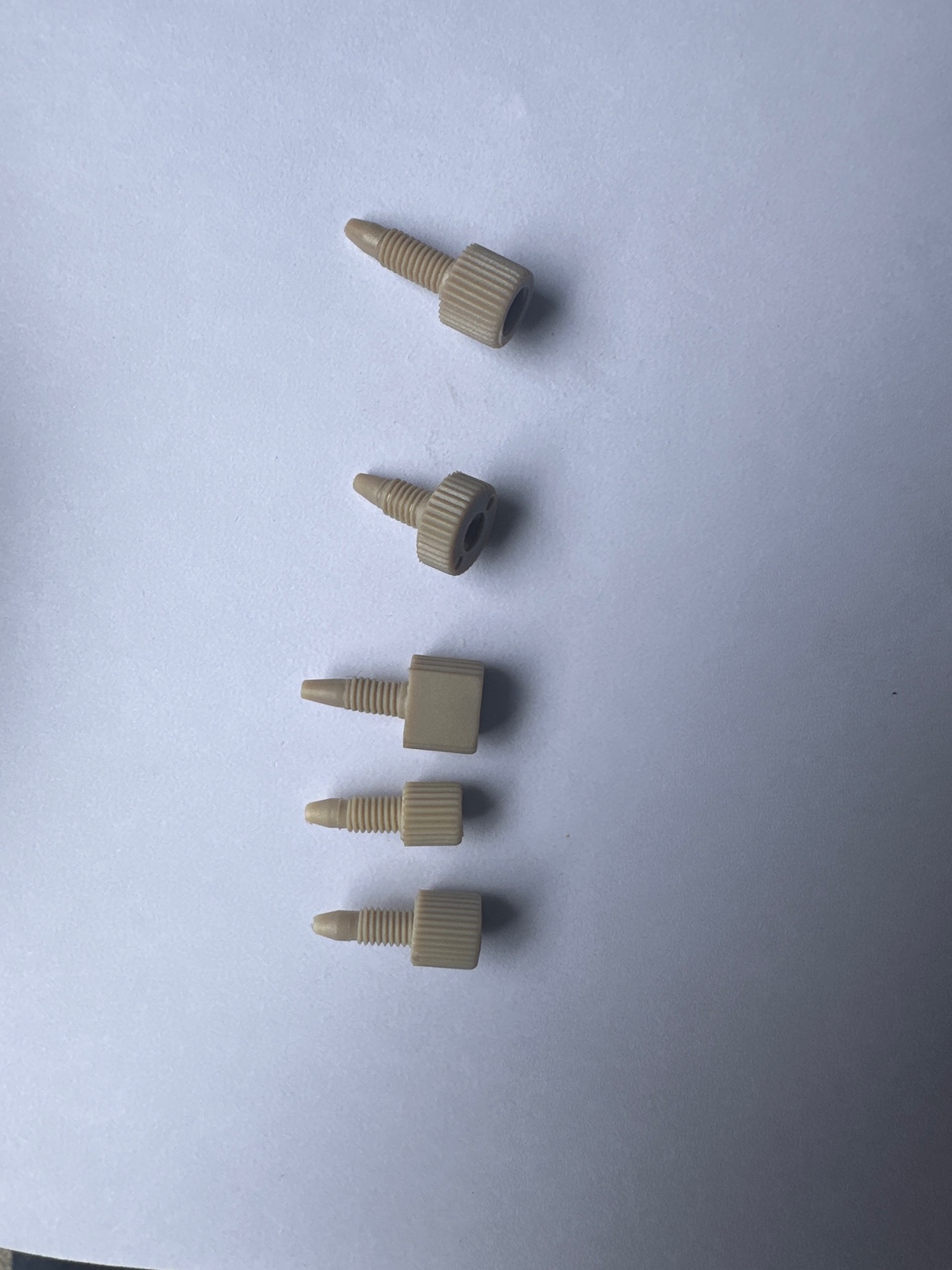 岛津 安捷伦 Waters1 液相色谱1/16PEEK管手紧接头 刃环 PEEK堵头