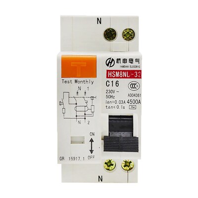 杭申电气之江小型漏电断路器HSM8NL-32C/D微型空气开关/1P+N/6-32