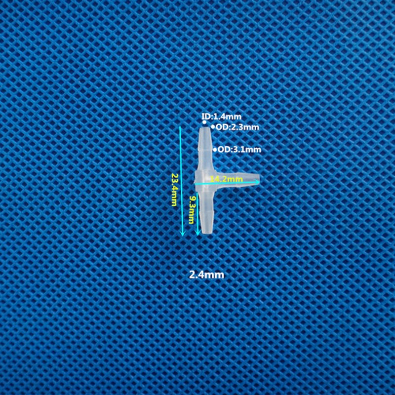 PP耐酸碱耐腐蚀三通塑料宝塔接头软管接头T型L型弯头规格1.6-25