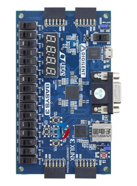 现货 Digilent 迪芝伦Basys3 Artix-7 Xilinx FPGA 开发板410-183