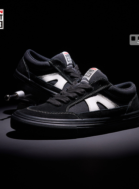 VISION官方 STICK复古经典低帮翻毛皮帆布鞋运动休闲板鞋男女多色