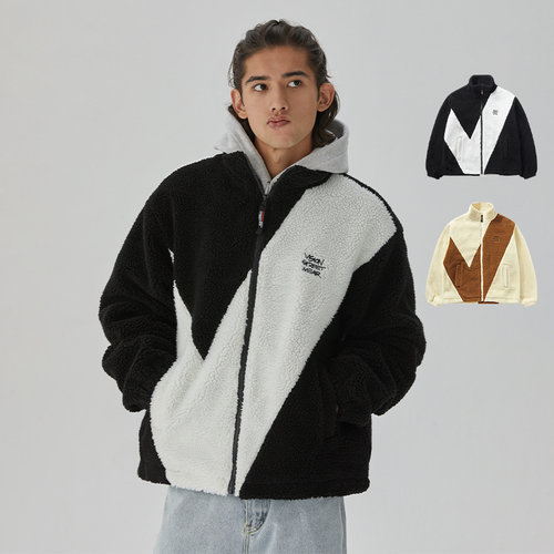 VISION仿羊羔绒夹克