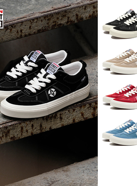 VISION官方 CHOPPER经典复古T字头反毛皮男女帆布鞋美式滑板鞋4色