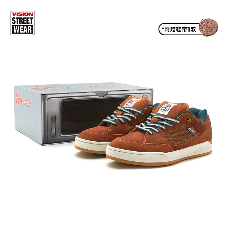 VISION官方  SAVVY圣诞限定美拉德焦糖火鸡色复古男女面包滑板鞋,运动鞋new,板鞋,淘宝优惠券,粉丝福利购,淘宝优惠卷