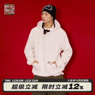 Oblow联名限定美式 Mark 街头手绘印花图案春夏连帽卫衣 VISION