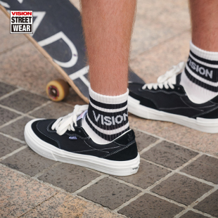 25春季 VISION官方 侧标滑板运动低筒袜男女同款 vision 2色 经典