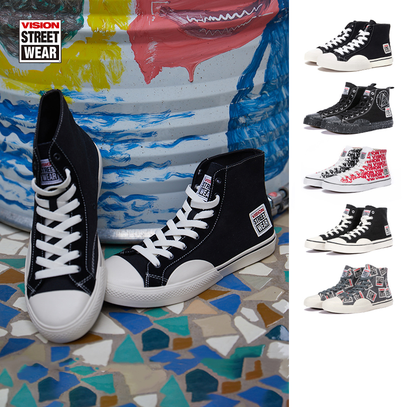 CANVASHI高帮帆布鞋