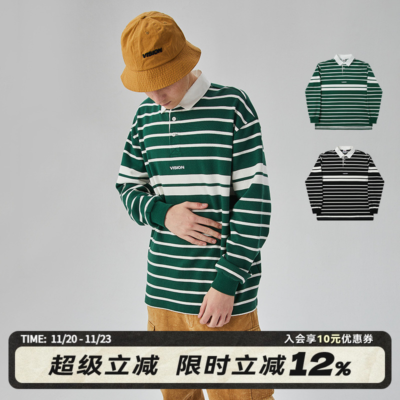 VISION条纹POLO衫