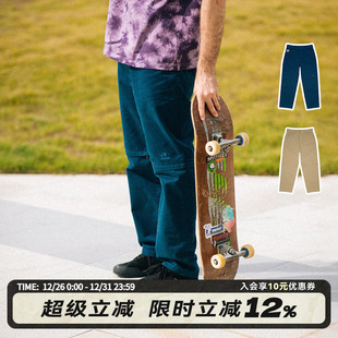 宽松可拆卸梭织工装 裤 运动长裤 VISION官方 秋季 经典 短裤 美式