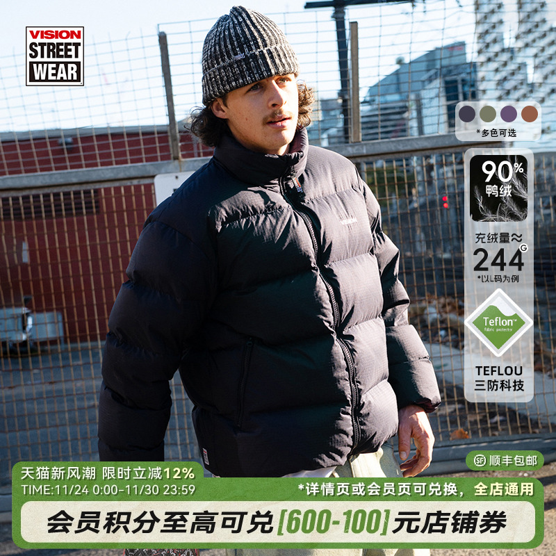 VISION官方科技三防面包羽绒服