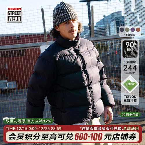 VISION官方科技三防面包羽绒服