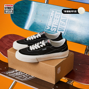 FLAT VISION官方 TOP低帮翻毛皮滑板鞋 预售