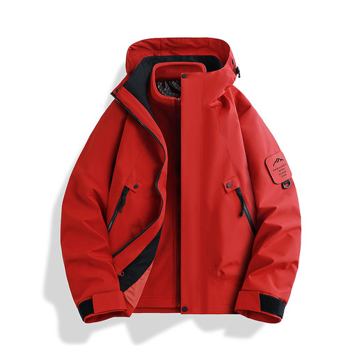 户外冲锋衣三合一夹克