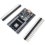 Плата разработки ESP32-DevKitC. Базовая плата ESP32 может быть оснащена модулем WROOM-32D/32U WROVER.