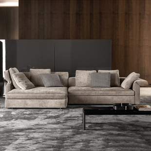 小户型布艺沙发现代简约双人极简海绵实木客厅直排轻奢成人沙发