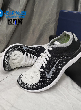 Nike/耐克正品Free 4.0 Flykni男女轻便透气赤足跑步鞋631050-100