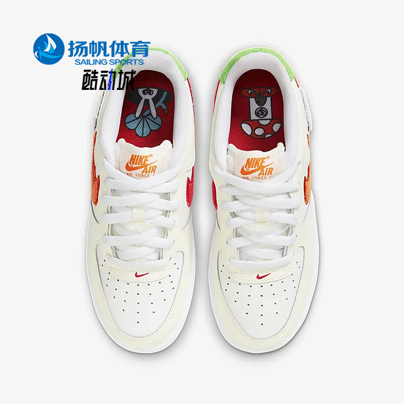 Nike/耐克正品新款Air Force 1 Low女子GS大童运动板鞋FD9912-181 童鞋/婴儿鞋/亲子鞋 运动鞋 原图主图