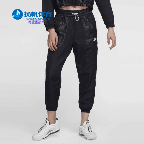 耐克正品新款女子梭织工装长裤