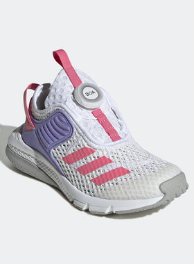 Adidas/阿迪达斯正品BOA纽扣大童运动鞋网面休闲透气跑步鞋GZ3361