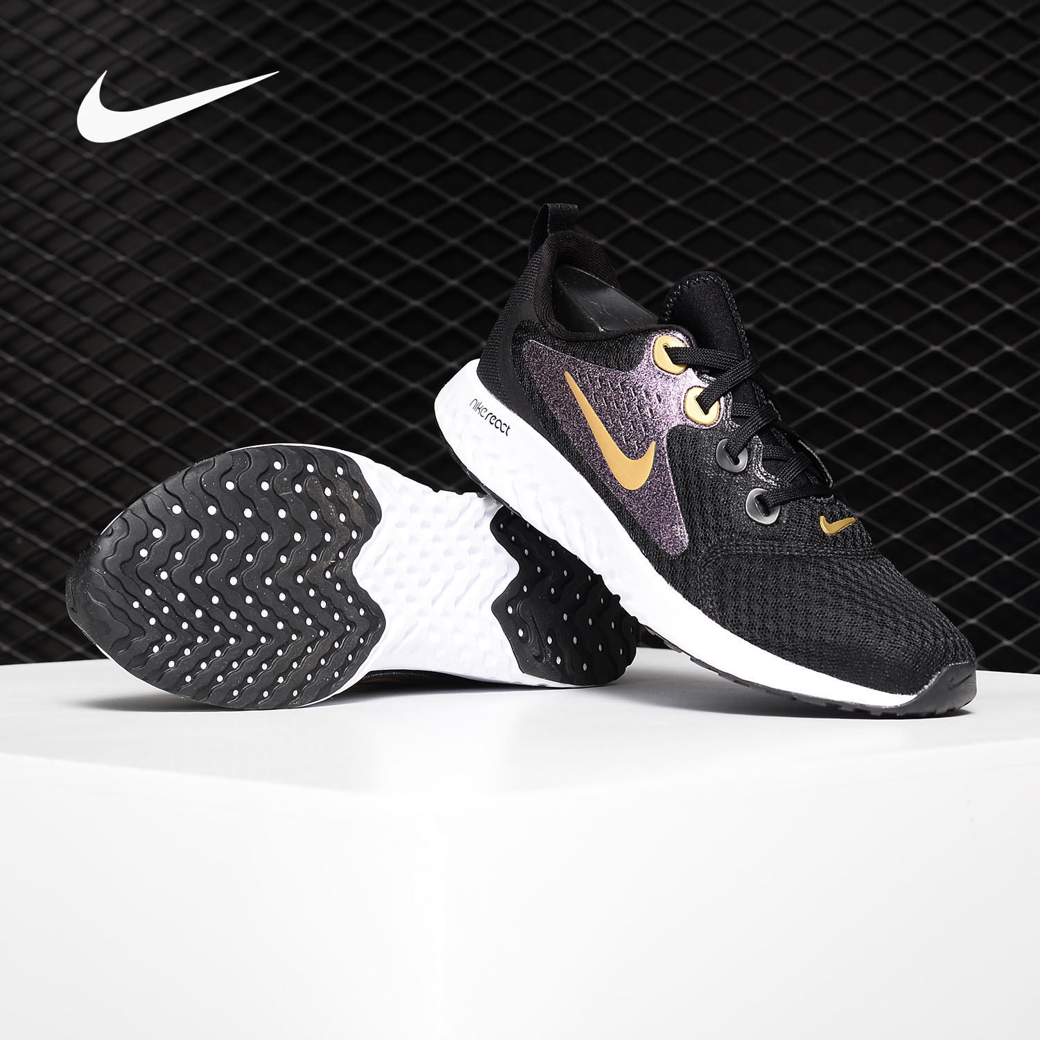 nike legend react,nikereactmiler nike/耐克正品新款 legend react (gs) 大童休闲跑步鞋av4491