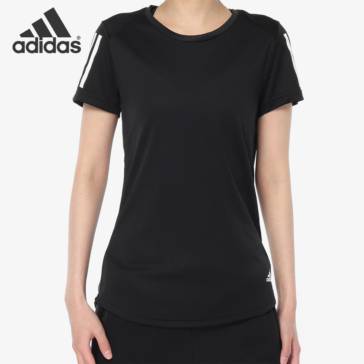Adidas/阿迪达斯正品新款OWN THE RUN TEE 女子跑步短袖T恤DQ2618 女装/女士精品 T恤 原图主图