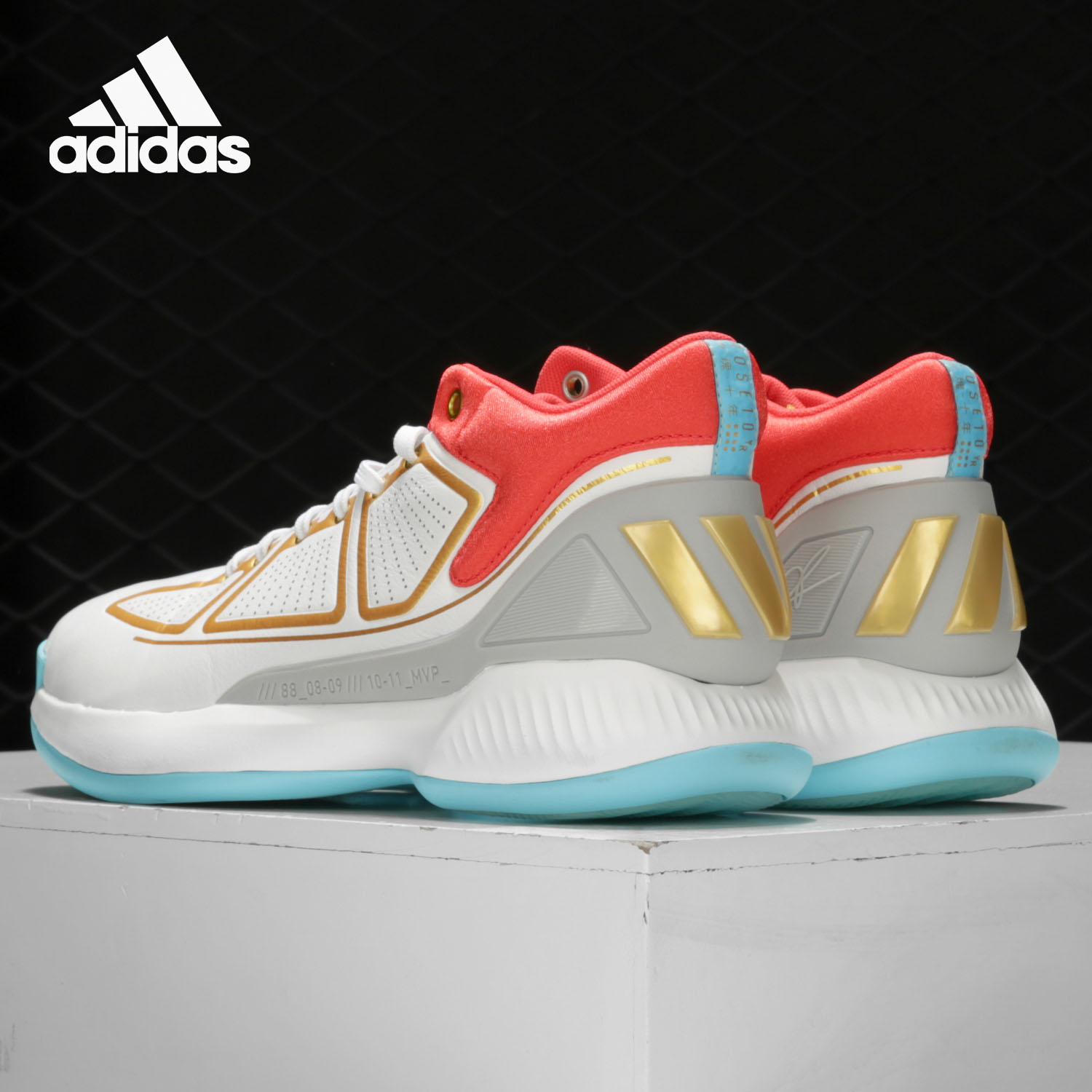 Adidas/阿迪达斯正品 ROSE男子冬季场上运动实战篮球鞋 G26160