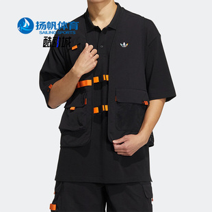 三叶草KT Adidas 夏季 VEST工装 阿迪达斯正品 风男子运动马甲HR6441