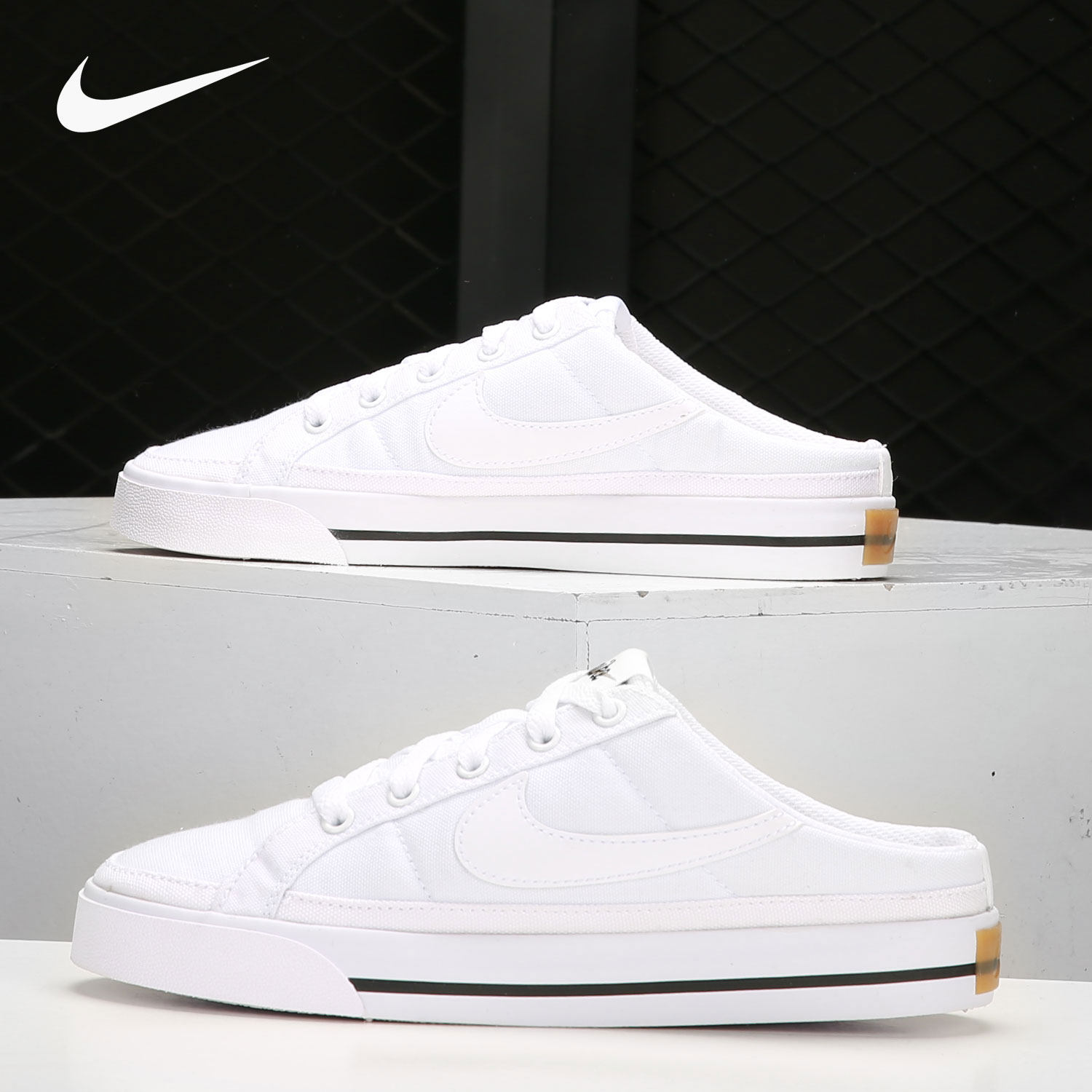 Nike/耐克正品新款女子一脚蹬半拖舒适运动休闲鞋 DB3970-100