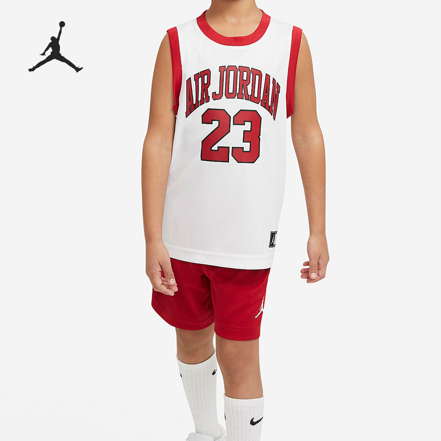 Nike/耐克正品夏季小童2件套无袖篮球运动套装 CZ1992-687