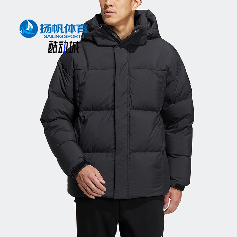Adidas/阿迪达斯正品GD PUFFY户外男女同款保暖运动羽绒服 HN2134
