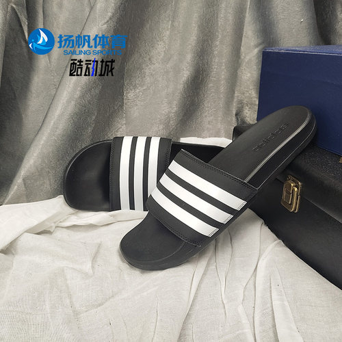 阿迪达斯男女户外轻便沙滩拖鞋