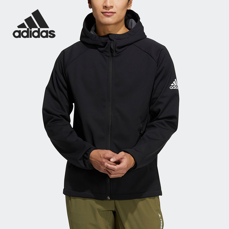 Adidas/阿迪达斯正品 SOFTSHELL JKT 男子加绒夹克外套H13799