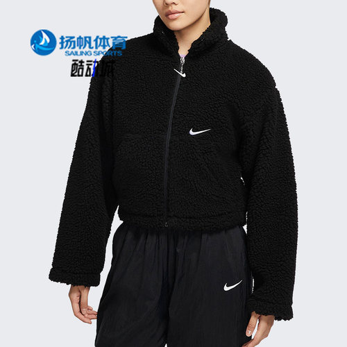 耐克女子羊羔绒夹克外套
