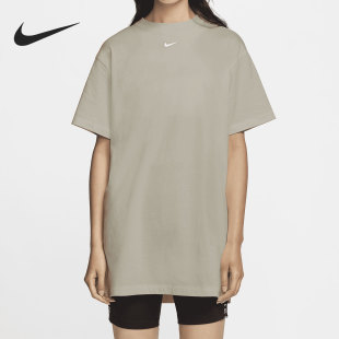 运动连衣裙 Nike 女子简约宽松圆领短袖 CJ2243 耐克正品 236