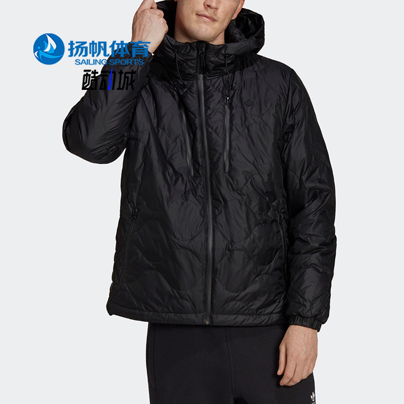 阿迪达斯正品男子羽绒服