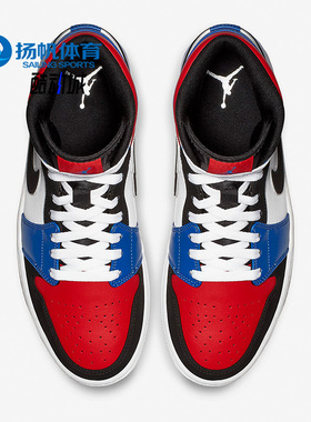 Nike/耐克正品Air Jordan 1 Mid AJ1男女高帮板鞋554724-124