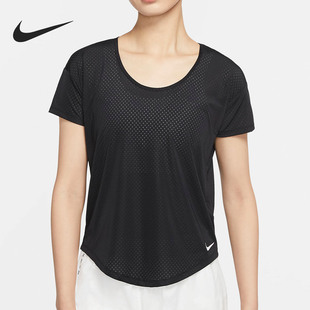 Nike/耐克正品夏季新款 BREATHE 女子短袖跑步上衣 CU3243