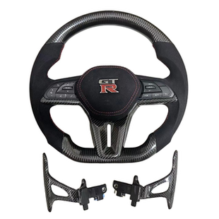 个性 适用于日产GTR 定制碳纤维方向盘总成 改新款 R35老款 R33 R34